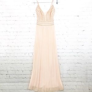 Lulus Blush Pink Bridesmaid Maxi Dress